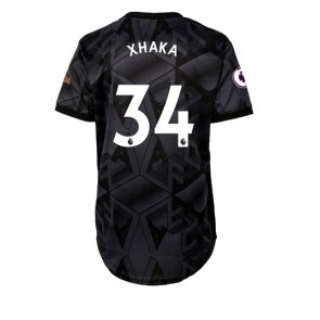 Arsenal Granit Xhaka #34 kläder Kvinnor 2022-23 Bortatröja Kortärmad